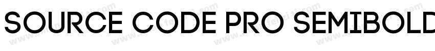 source code pro semibold字体转换